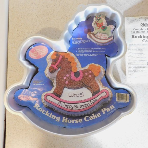 Vintage 1984/85 Wilton Rocking Horse Cake Pan - Picture 1 of 10